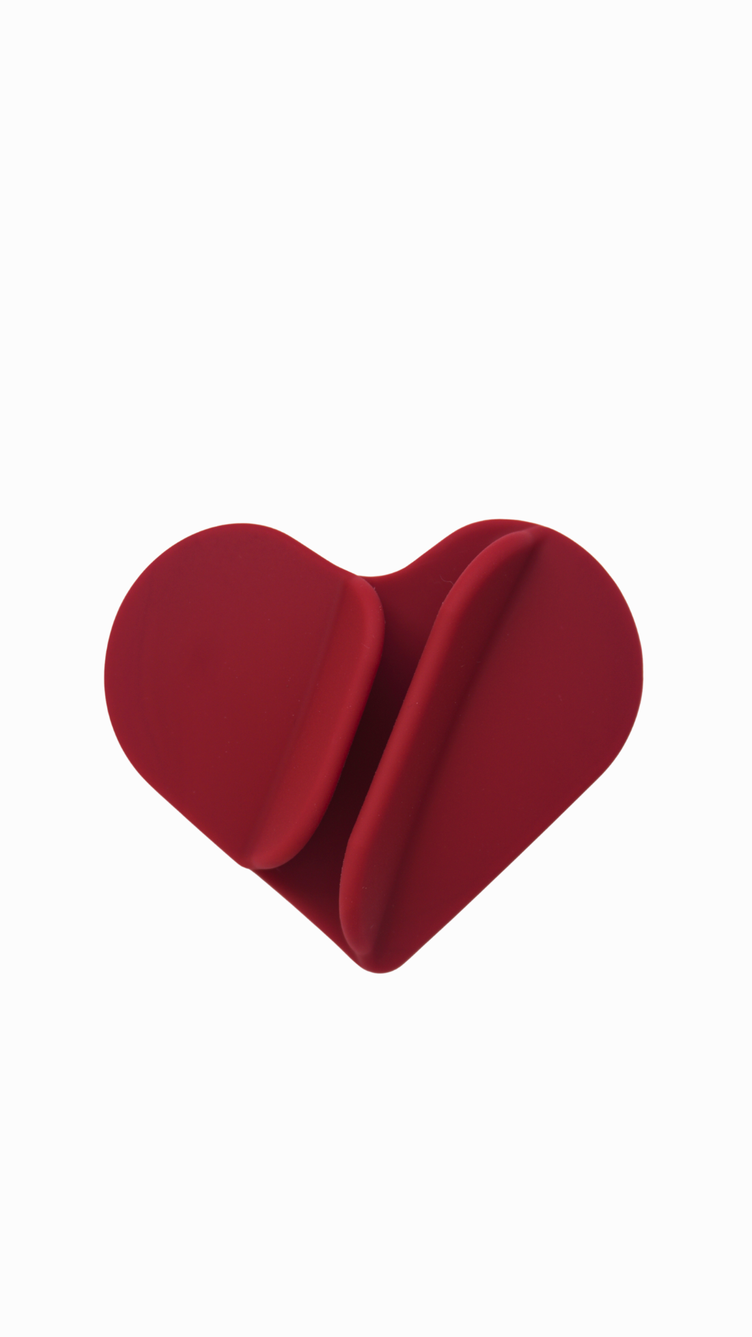 Mauve Heart Lip Holder