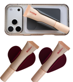 Mauve Heart Lip Holder